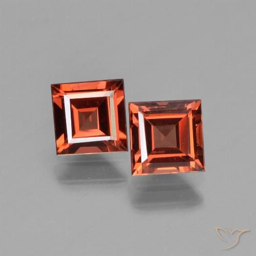 1.69ctw Natürlicher Merlot Rot Pyrop-Granat, Quadrat, VVS-VS
