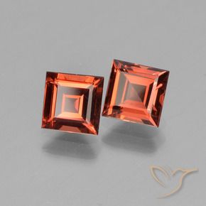 1.69 ct natürliche Merlot Rot Pyrop-Granat-Edelsteine, Quadrat, VVS-VS