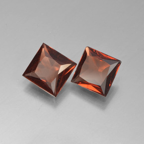  ct natürliche Rot Pyrop-Granat-Edelsteine, Quadrat, VS