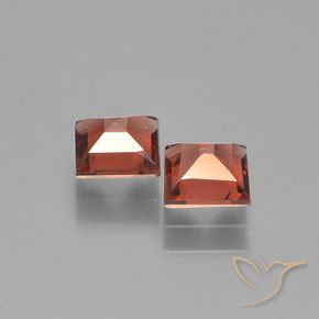1.39 ct natürliche tiefrot Pyrop-Granat-Edelsteine, Quadrat, VS