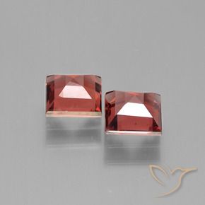 1.60 ct natürliche tiefrot Pyrop-Granat-Edelsteine, Quadrat, VS