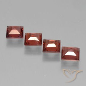 2.61 ct natürliche Mittelrot Pyrop-Granat-Edelsteine, Quadrat, VS