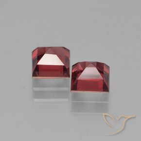 1,80 ct natürliche roter Pyrop-Edelsteine, Quadrat, VS
