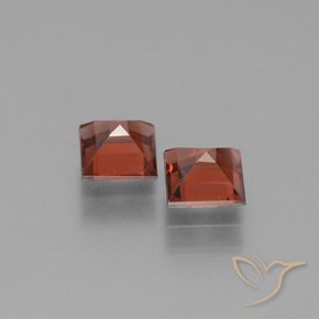 1.64 ct natürliche Mittelrot Pyrop-Granat-Edelsteine, Quadrat, VS