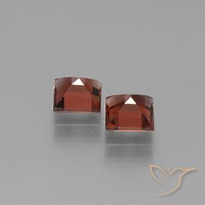 1.55 ct natürliche Tiefes Beerenrot Pyrop-Granat-Edelsteine, Quadrat, VS