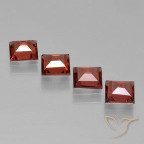 2.45 ct natürliche Mittelrot Pyrop-Granat-Edelsteine, Quadrat, VS