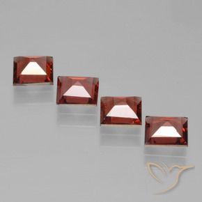 2.53 ct natürliche Mittelrot Pyrop-Granat-Edelsteine, Quadrat, VS