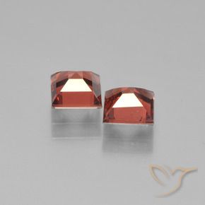 1.61 ct natürliche Mittelrot Pyrop-Granat-Edelsteine, Quadrat, VS