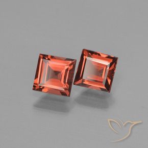 1.71 ct natürliche Scharlachrot Pyrop-Granat-Edelsteine, Quadrat, VS