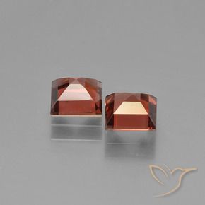 1.71 ct natürliche Scharlachrot Pyrop-Granat-Edelsteine, Quadrat, VS