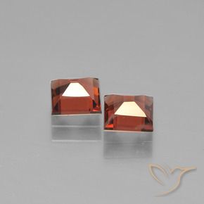 1.52 ct natürliche Johannisbeere Rot Pyrop-Granat-Edelsteine, Quadrat, VS