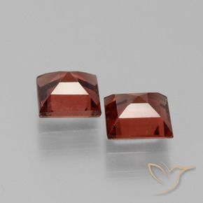 1.51 ct natürliche tiefrot Pyrop-Granat-Edelsteine, Quadrat, VS