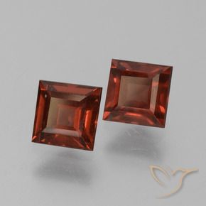 1.73 ct natürliche Sangria Rot Pyrop-Granat-Edelsteine, Quadrat, VS
