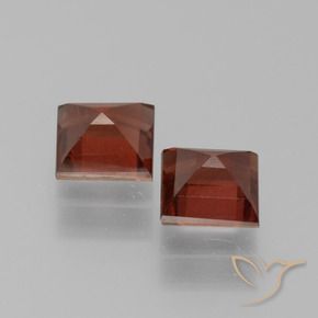 1.73 ct natürliche Sangria Rot Pyrop-Granat-Edelsteine, Quadrat, VS