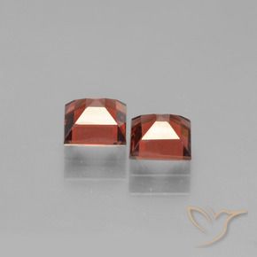 1.59 ct natürliche Scharlachrot Pyrop-Granat-Edelsteine, Quadrat, VVS-VS
