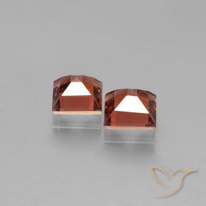 1.77 ct natürliche Mittelrot Pyrop-Granat-Edelsteine, Quadrat, VVS-VS