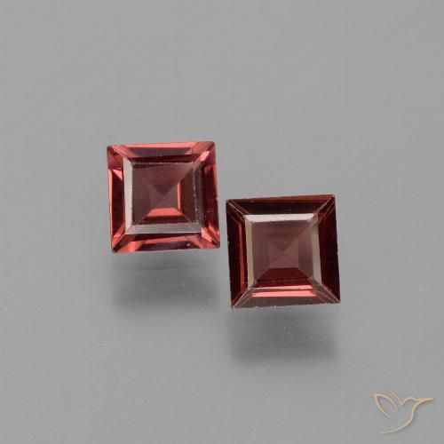 1.44ctw Natürlicher Merlot Rot Pyrop-Granat, Quadrat, VVS-VS