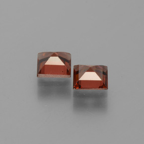 1,50 ct natürliche roter Pyrop-Edelsteine, Quadrat, VVS