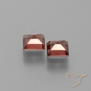 1.64 ct natürliche dunkelrot Pyrop-Granat-Edelsteine, Quadrat, VVS