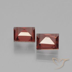 1.31 ct natürliche Mittelrot Pyrop-Granat-Edelsteine, Quadrat, VVS-VS