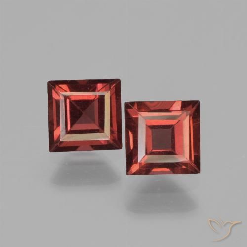 1.57ctw Natürlicher Scharlachrot Pyrop-Granat, Quadrat, VS