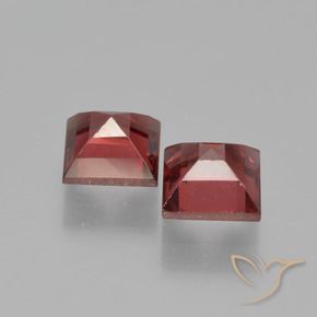 1.57 ct natürliche Scharlachrot Pyrop-Granat-Edelsteine, Quadrat, VS