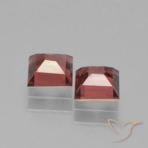 1.60 ct natürliche tiefrot Pyrop-Granat-Edelsteine, Quadrat, VVS-VS