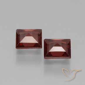 1.29 ct natürliche Tiefes Scharlachrot Pyrop-Granat-Edelsteine, Quadrat, VVS-VS