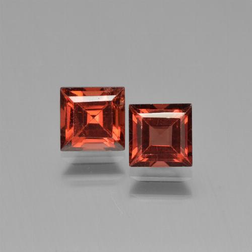 1,79 ct natürliche roter Pyrop-Edelsteine, Quadrat, VVS