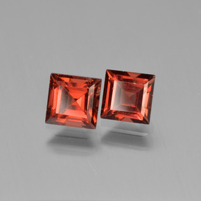 1,79 ct natürliche roter Pyrop-Edelsteine, Quadrat, VVS