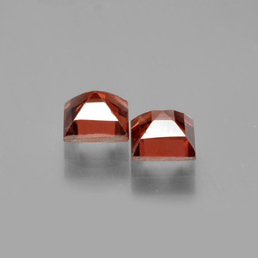 1,79 ct natürliche roter Pyrop-Edelsteine, Quadrat, VVS