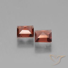 1.47 ct natürliche Scharlachrot Pyrop-Granat-Edelsteine, Quadrat, VVS