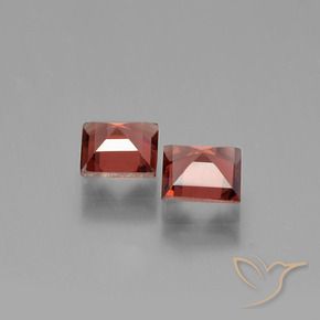 1.40 ct natürliche Mittelrot Pyrop-Granat-Edelsteine, Quadrat, VVS