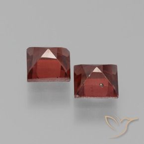 1.62 ct natürliche tiefrot Pyrop-Granat-Edelsteine, Quadrat, VS