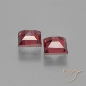 1.62 ct natürliche Merlot Rot Pyrop-Granat-Edelsteine, Quadrat, VVS
