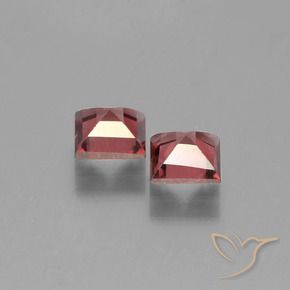 1.46 ct natürliche tiefrot Pyrop-Granat-Edelsteine, Quadrat, VS