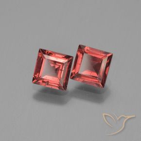 1.77 ct natürliche tiefrot Pyrop-Granat-Edelsteine, Quadrat, VS