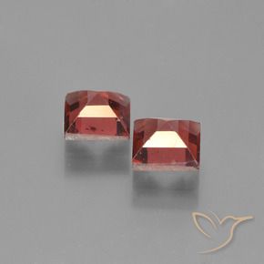 1.77 ct natürliche tiefrot Pyrop-Granat-Edelsteine, Quadrat, VS