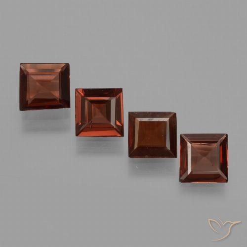 1.87ctw Natürlicher Merlot Rot Pyrop-Granat, Quadrat, VS