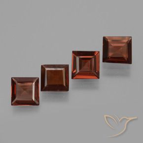1.87 ct natürliche Merlot Rot Pyrop-Granat-Edelsteine, Quadrat, VS