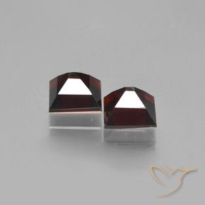 1.93 ct natürliche Schwärzlich Rot Pyrop-Granat-Edelsteine, Quadrat, VS
