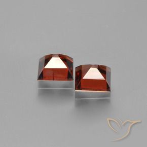 1.48 ct natürliche tiefrot Pyrop-Granat-Edelsteine, Quadrat, VVS-VS