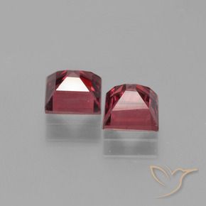 1.66 ct natürliche tiefrot Pyrop-Granat-Edelsteine, Quadrat, VS
