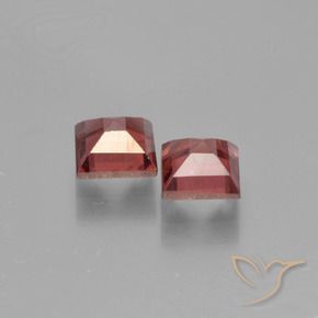 1.67 ct natürliche tiefrot Pyrop-Granat-Edelsteine, Quadrat, VS
