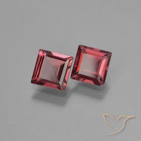 1.53 ct natürliche Merlot Rot Pyrop-Granat-Edelsteine, Quadrat, VS