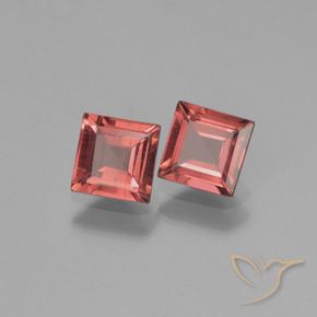 1.60 ct natürliche tiefrot Pyrop-Granat-Edelsteine, Quadrat, VS
