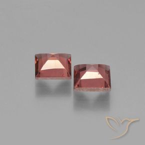 1.60 ct natürliche tiefrot Pyrop-Granat-Edelsteine, Quadrat, VS