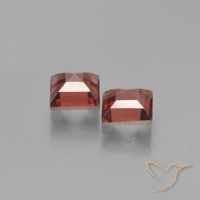 1.60 ct natürliche Scharlachrot Pyrop-Granat-Edelsteine, Quadrat, VVS
