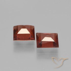 1.41 ct natürliche dunkelrot Pyrop-Granat-Edelsteine, Quadrat, VS