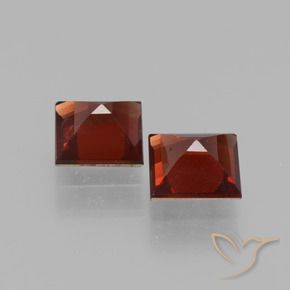 1.46 ct natürliche tiefrot Pyrop-Granat-Edelsteine, Quadrat, VVS-VS